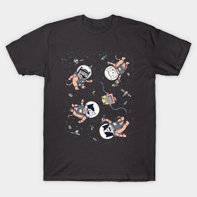 CatStronauts T-Shirt by DrewBrockington